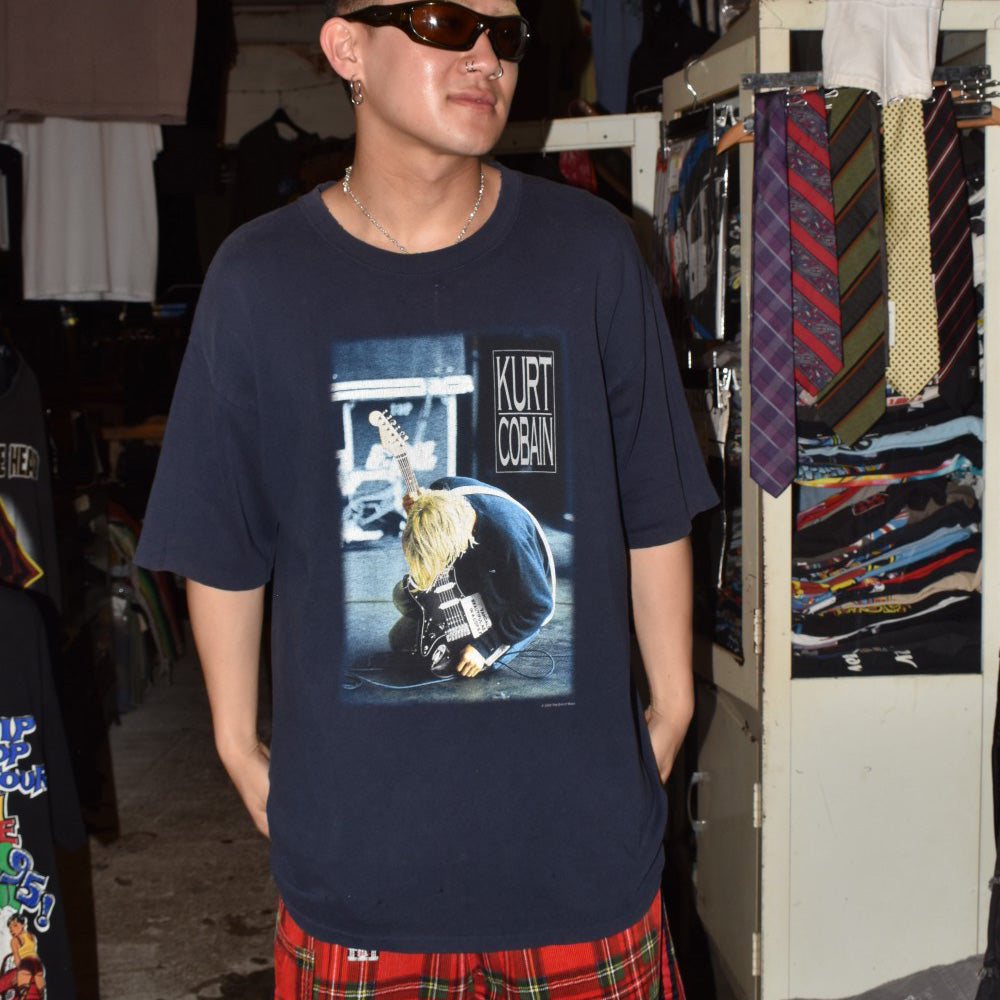 Y2K Kurt Cobain フォト ロックTシャツ 260721H