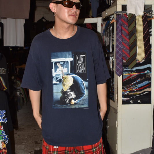Y2K Kurt Cobain フォト ロックTシャツ 260721H