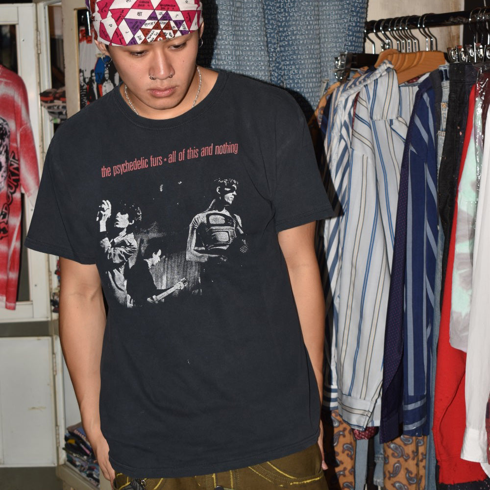 Y2K The Psychedelic Furs "All of This and Nothing" ポストパンク ロックTシャツ 260825H