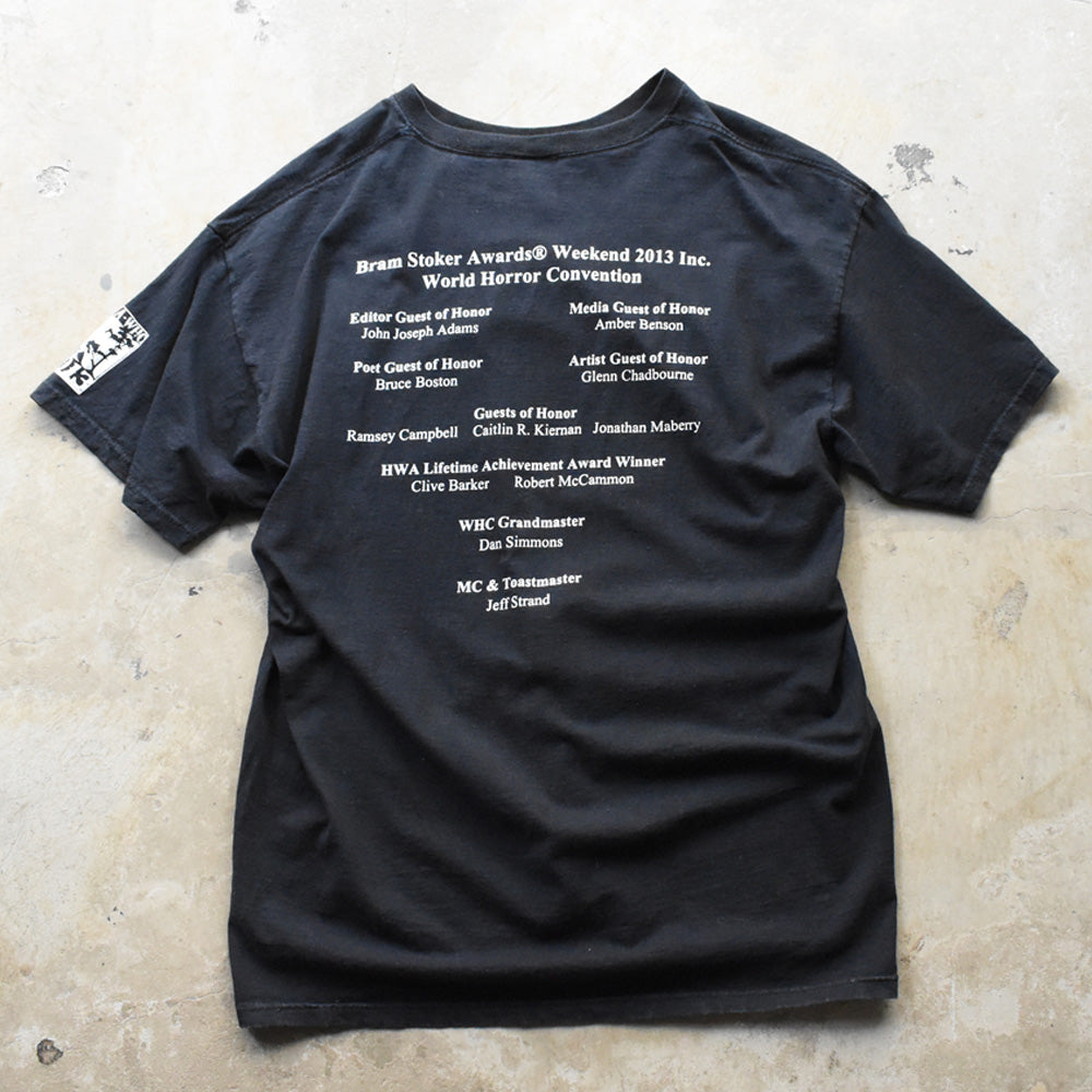 World Horror Convention "Bram Stoker Awards 2013" ホラー イベント Tシャツ 250708