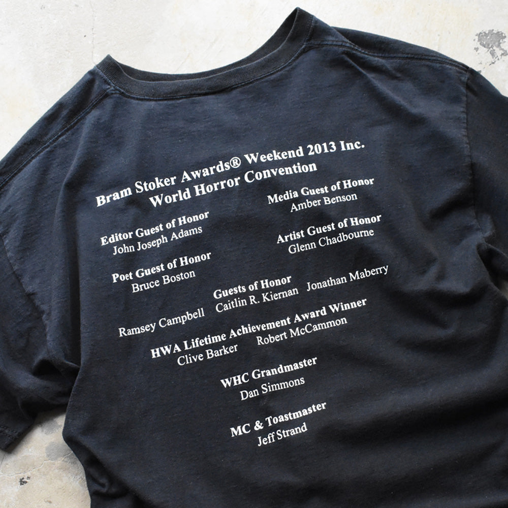 World Horror Convention "Bram Stoker Awards 2013" ホラー イベント Tシャツ 250708