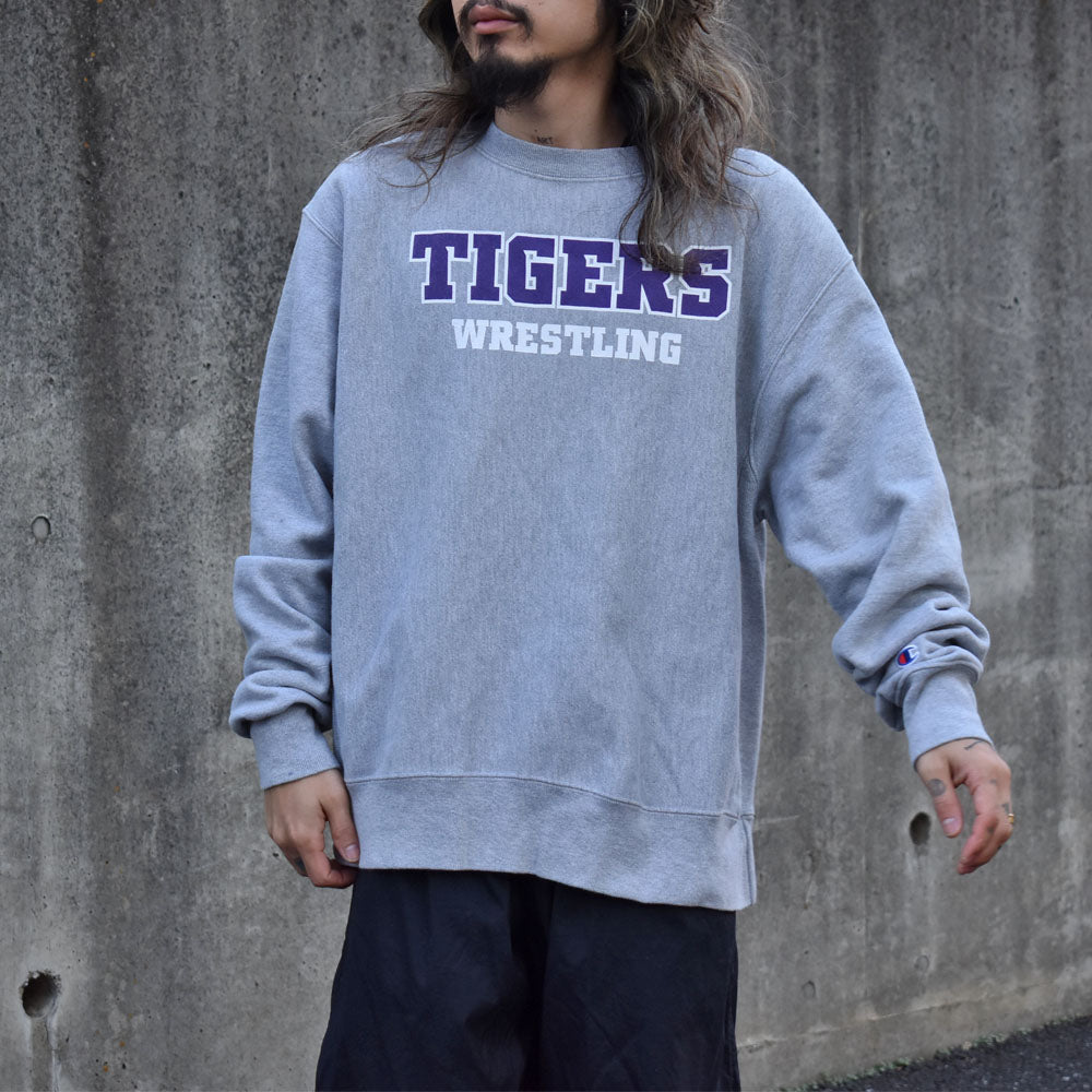 Champion “TIGERS” RWスウェット 231214