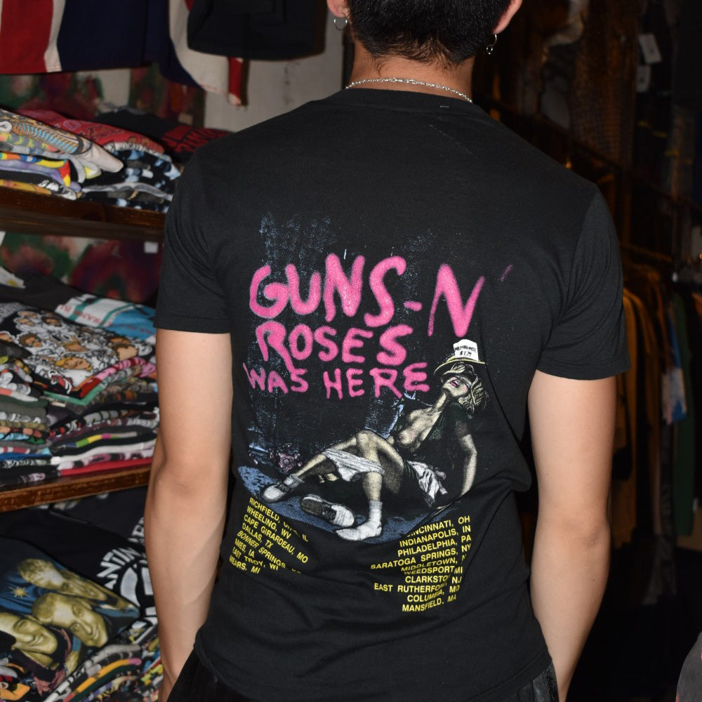 80's GUNS N' ROSES "Appetite for Destruction" 発禁 ロックTシャツ 260814H