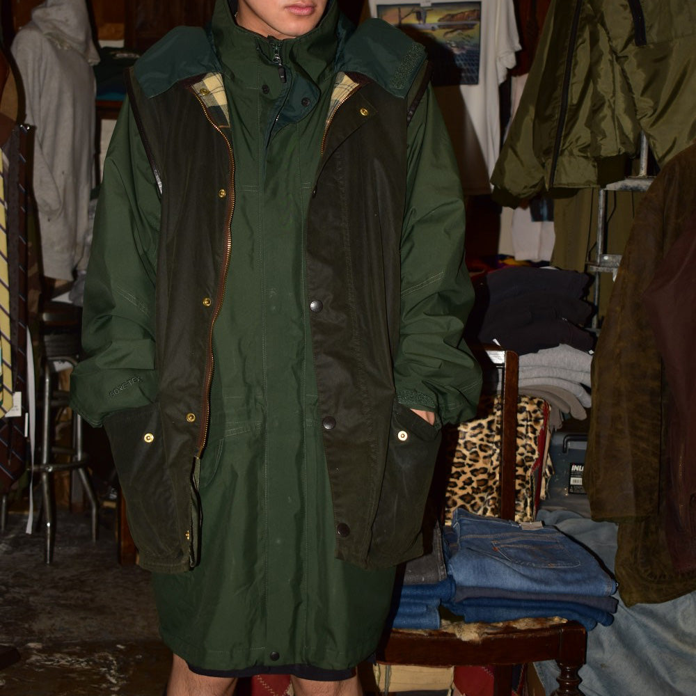 Barbour 3ワラント WESTMORLAND オイルドベスト 261006H