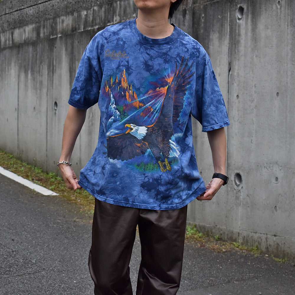 【ヴィンテージ】90s HABITAT 全面プリント アニマルTシャツ XL