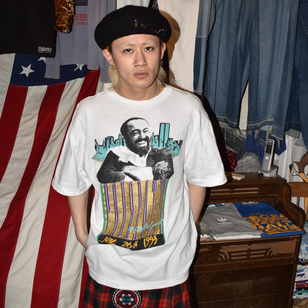 90’s LUCIANO PAVAROTTI “In Central Park” オペラTシャツ 260501H