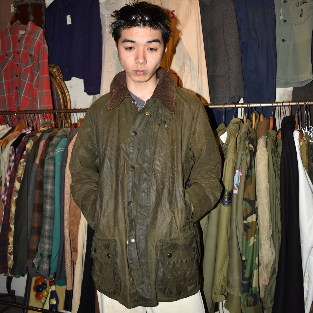 90's 旧3ワラント Barbour "BEAUFORT" オイルドジャケット 260324H