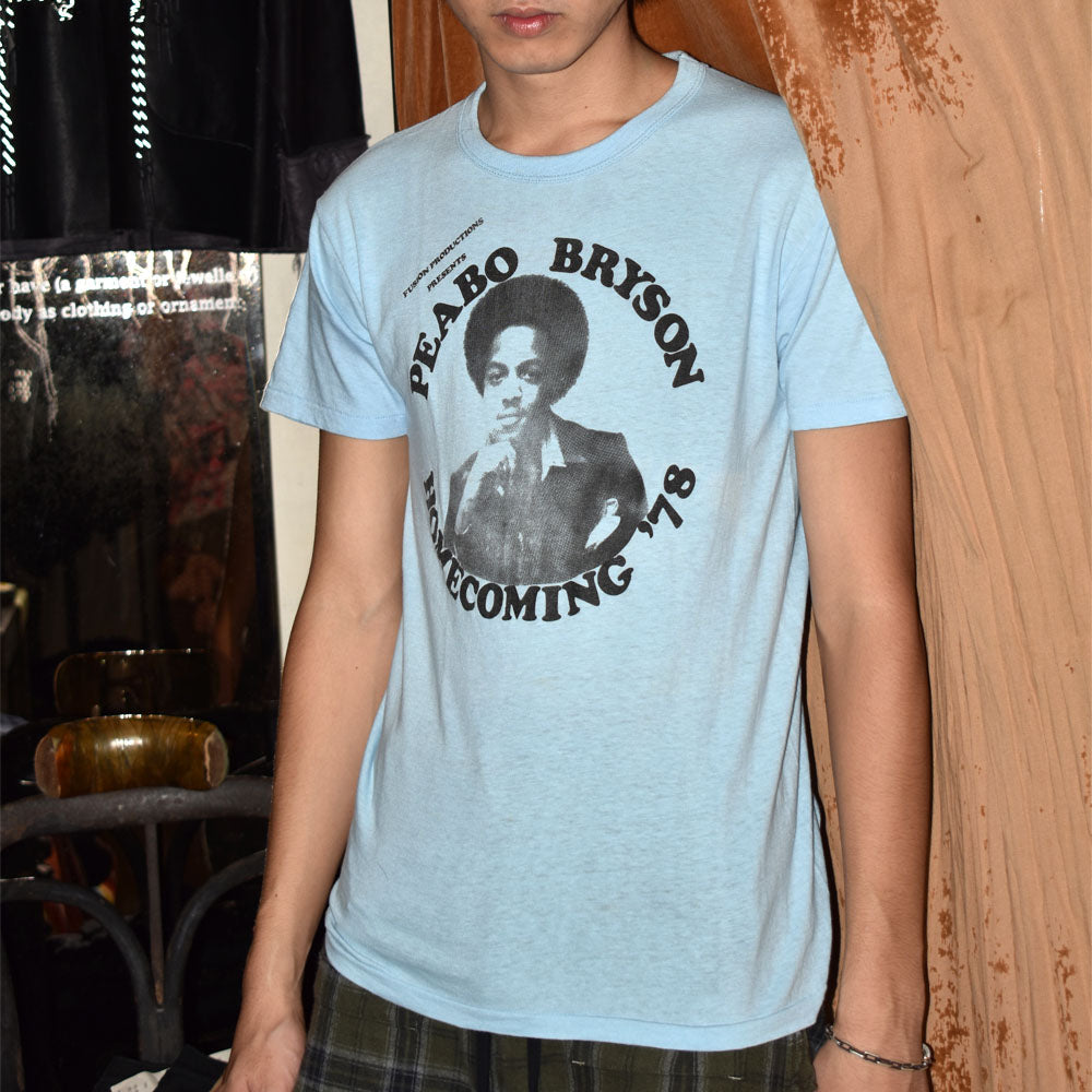70’s Peabo Bryson "Homecoming '78" R＆B ロック Tシャツ 250926H