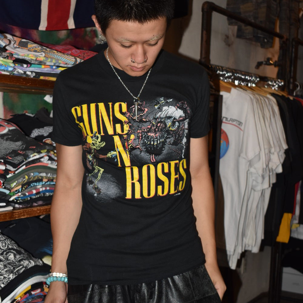 80's GUNS N' ROSES "Appetite for Destruction" 発禁 ロックTシャツ 260814H