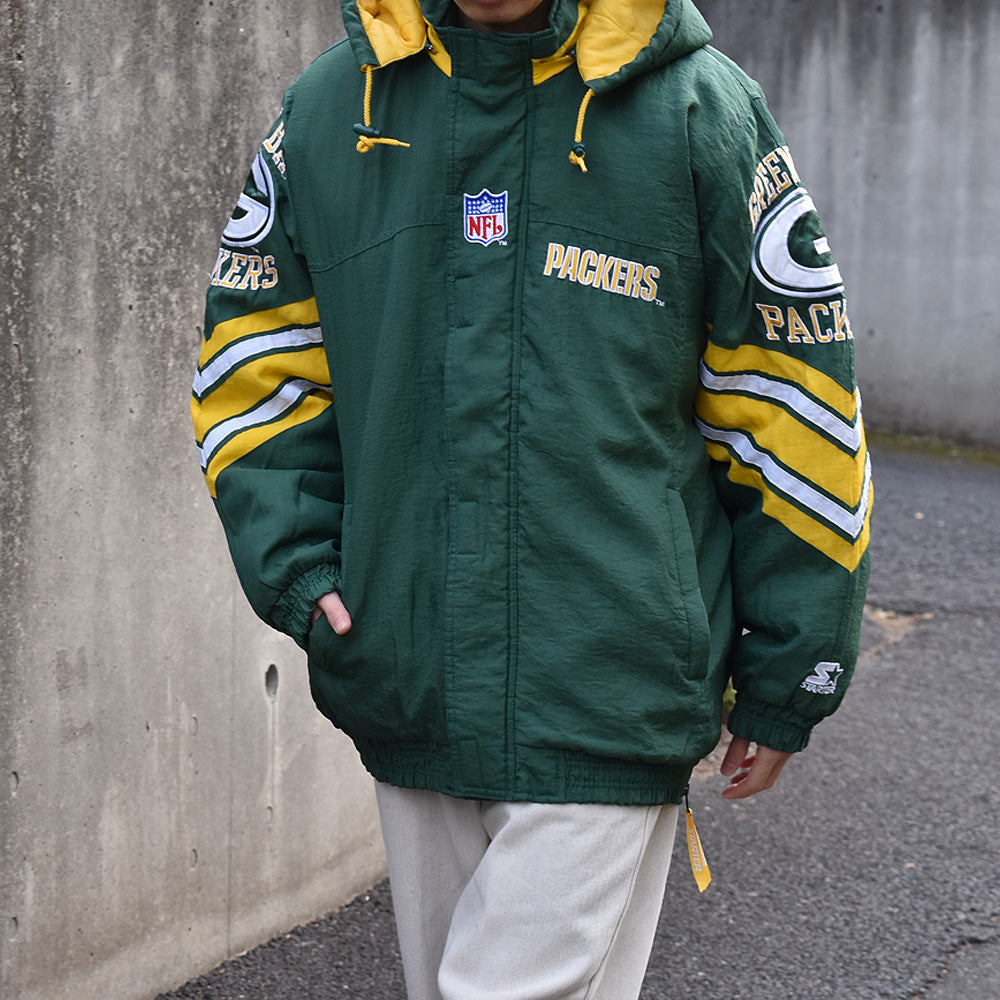 STARTER ナイロンジャケット NFL GREEN BAY PACKERS-