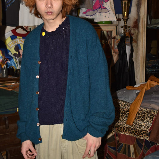 60's アクリル ニットカーディガン  260113H