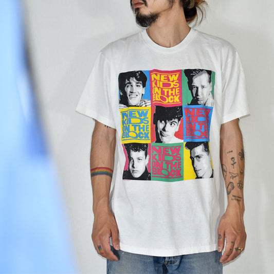 80's　NEW KIDS ON THE BLOCK/ニュー・キッズ・オン・ザ・ブロック Tシャツ　USA製　230713
