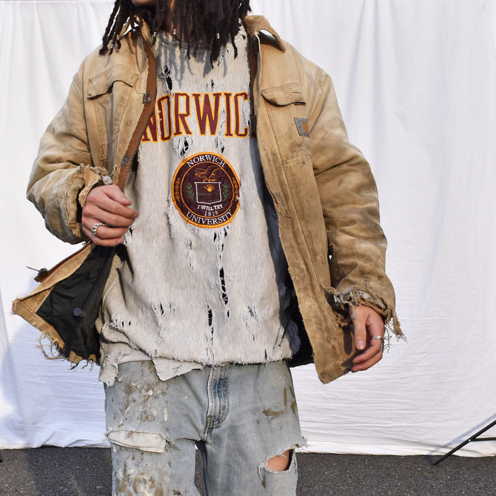 CRABLE SPORTSWEAR NORWICH リバースタイプ スウェット ボロ 1990年 USA製 ヴィンテージ