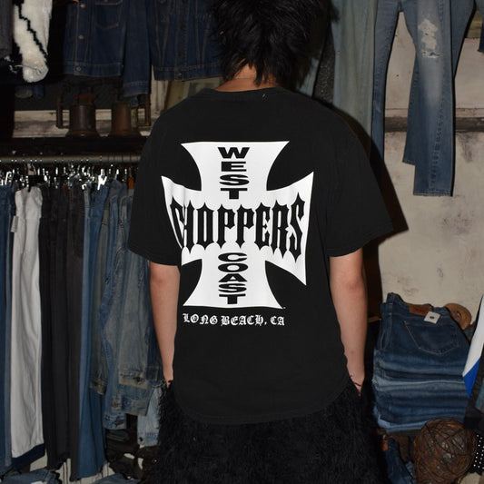 Y2K West Coast Choppers アイアンクロス バイカーTシャツ 260807H