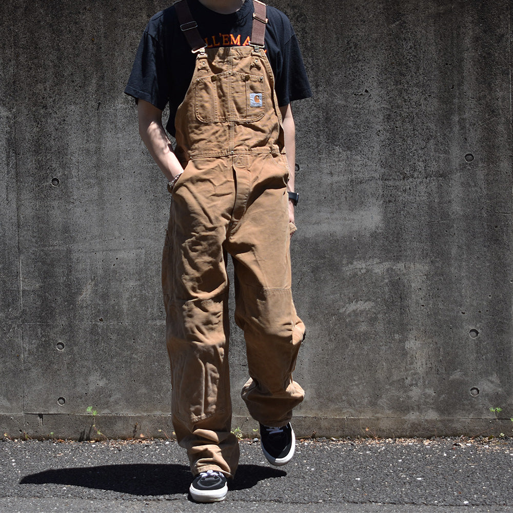 80-90's Carhartt ダブルニー！ ダック オーバーオール USA製 240501