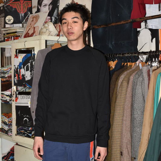 90's JERZEES 無地 ブランクスウェット USA製 黒 260327H