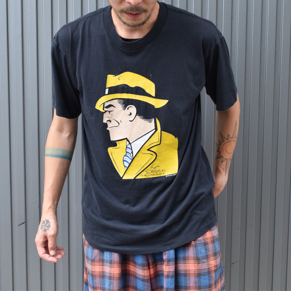 80’s Dick Tracy コミック キャラTシャツ USA製 231015