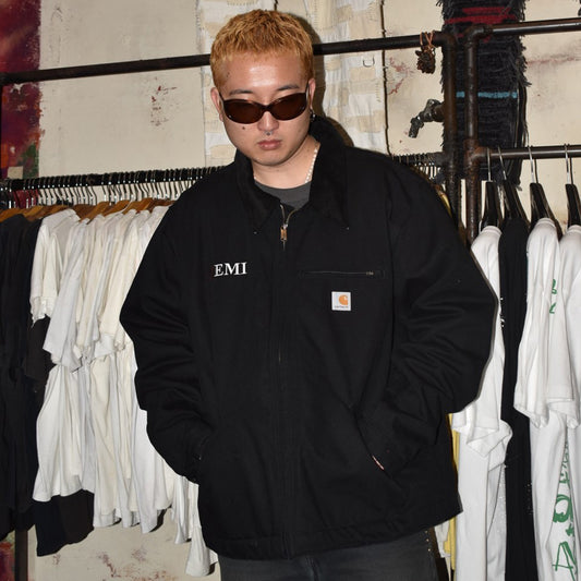 Y2K Carhartt "EMI" デトロイトジャケット 黒 260303H