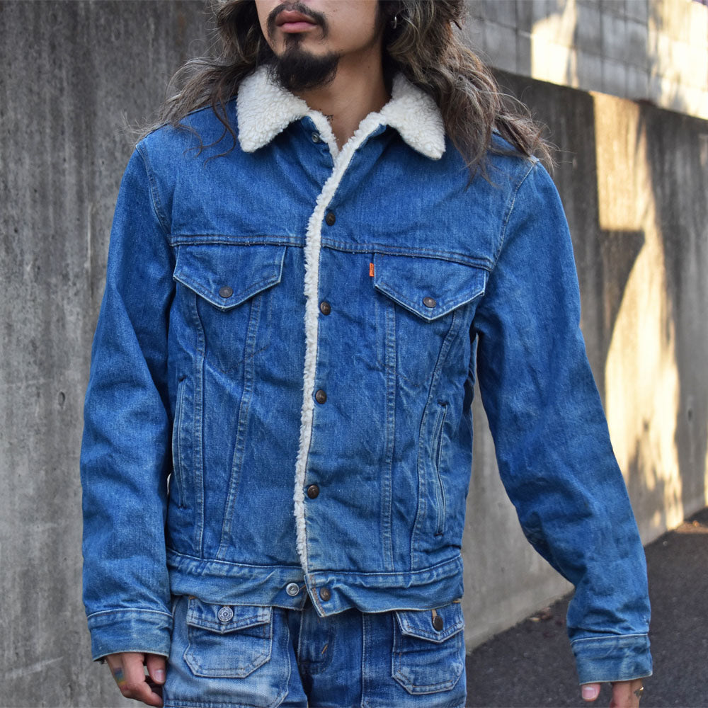 70's Levi's オレンジタブ！ 70608 デニムボアジャケット USA製 231214