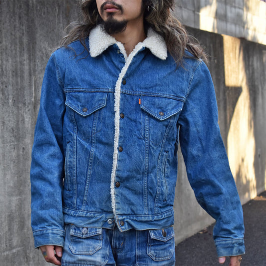 70’s Levi's オレンジタブ! 70608 デニムボアジャケット USA製 231214