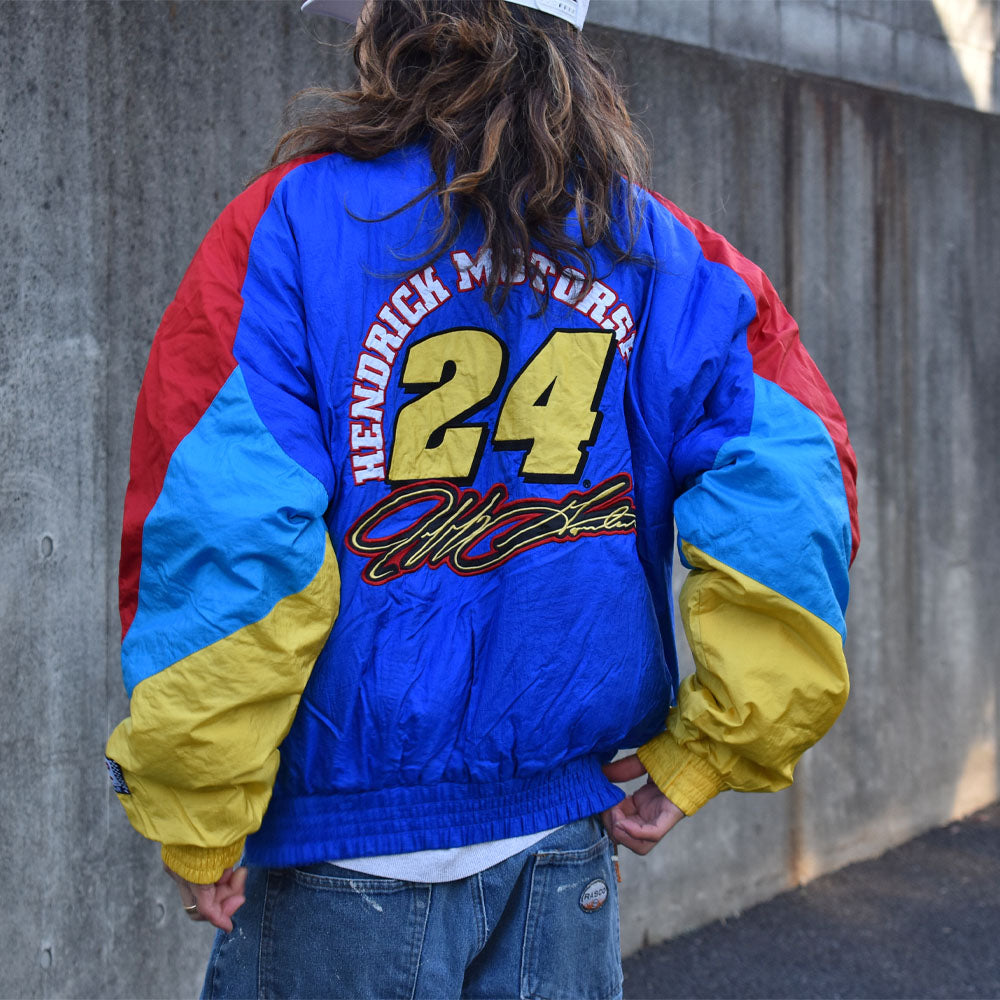 90’s Chase Authentics NASCAR “Jeff Gordan #24” 中綿入り レーシングジャケット USA製 231204