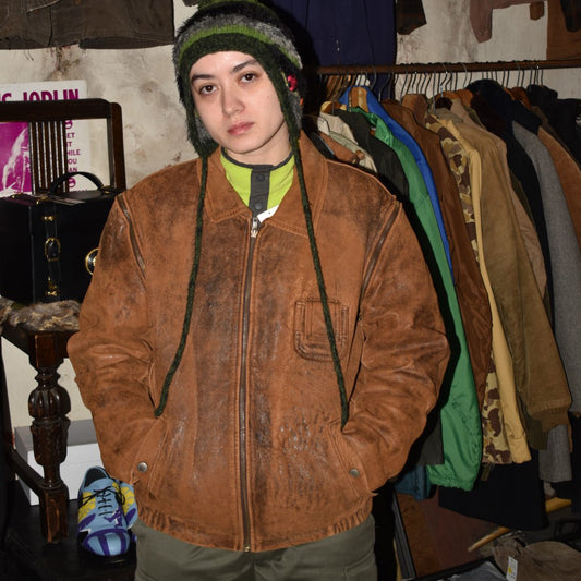 70’s French Military Pilot Type レザージャケット 鬼フェード 260224H