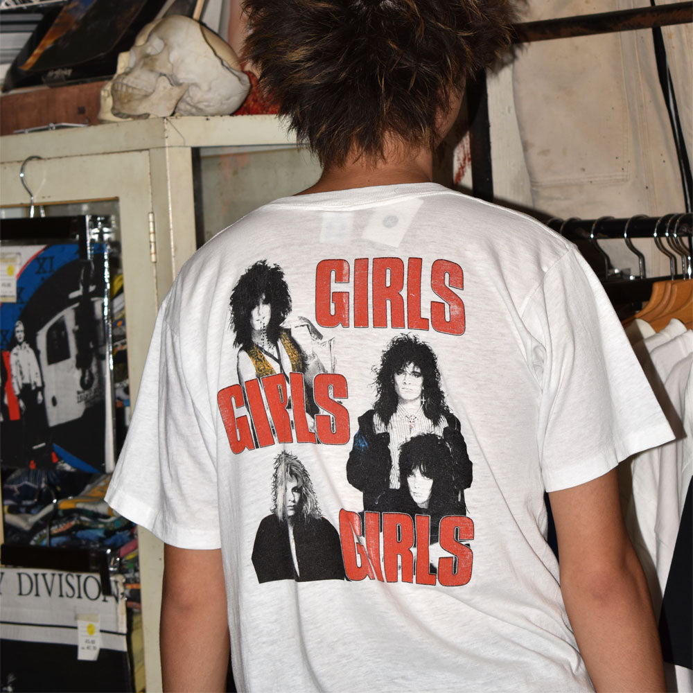 80’s Mötley Crüe “Girls, Girls, Girls Tour 1987” ツアーTシャツ 250926H