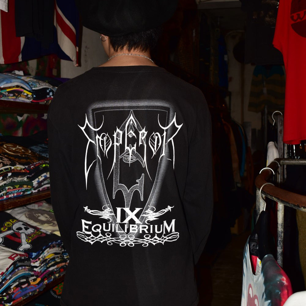90’s Emperor “The Warriors of Modern Death” IX Equilibrium ブラックメタル ロンT 261020HT62