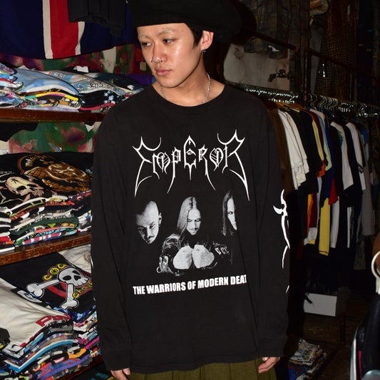 90’s Emperor “The Warriors of Modern Death” IX Equilibrium ブラックメタル ロンT 261020HT62