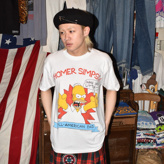 90’s THE SIMPSONS “ALL-AMERICAN DAD” Tシャツ 260501H