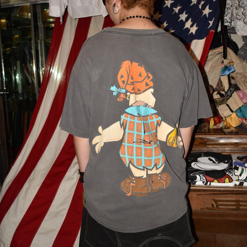90's THE FLINTSTONES "FRED" 両面プリント キャラT USA製 260626H