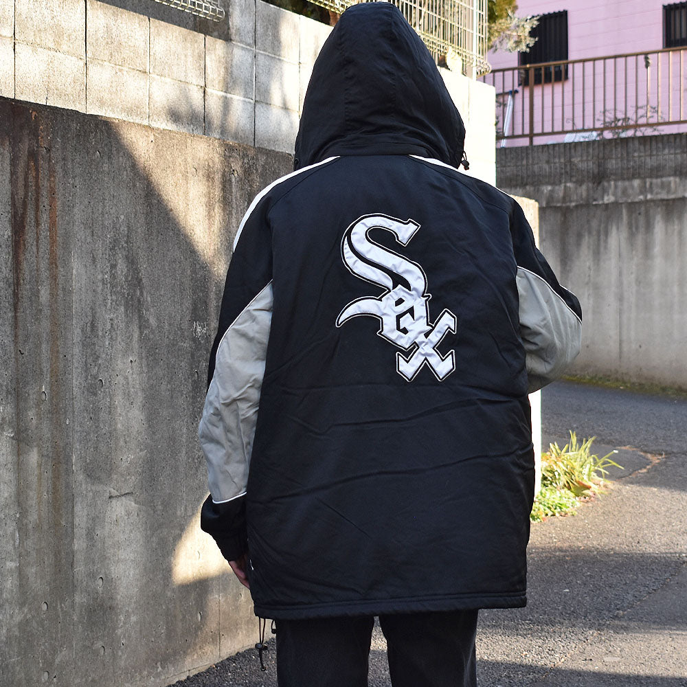 90's GENUINE MERCHANDISE "MLB CHICAGO WHITE SOX"リバーシブルベスト付き！ 3WAY ナイロンジャケット 231127