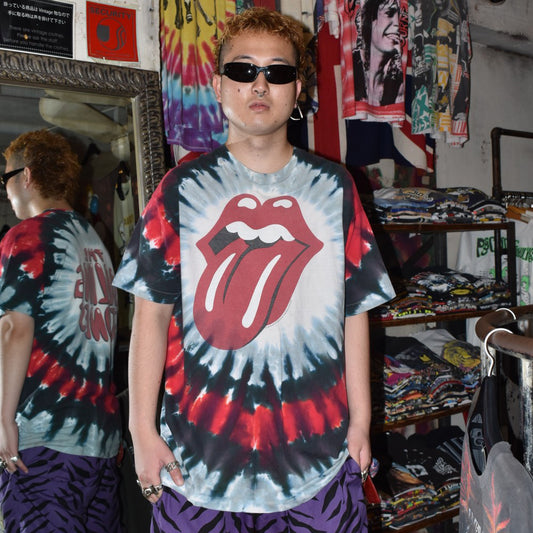 90's The Rolling Stones タイダイ ロックTシャツ USA製 260717H