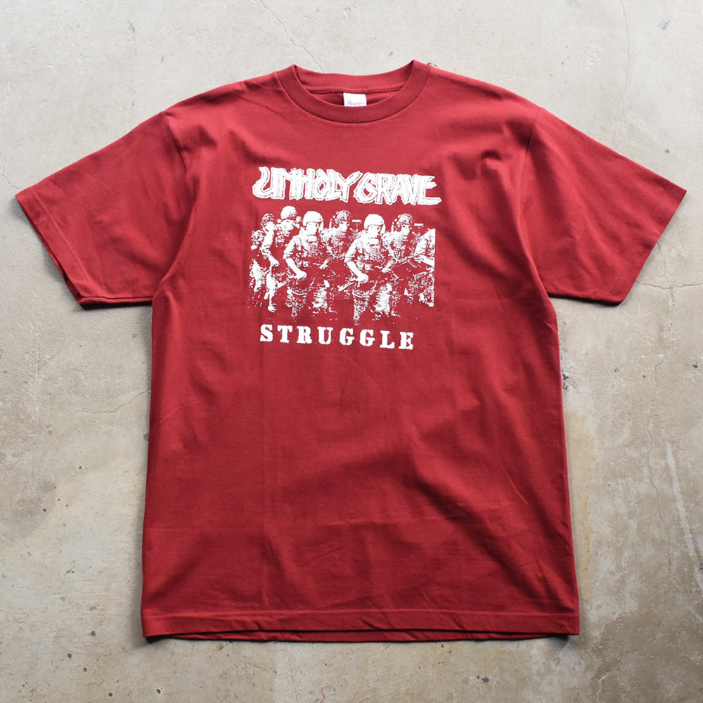 デッドストック！ UNHOLY GRAVE "STRUGGLE" Tシャツ 250926