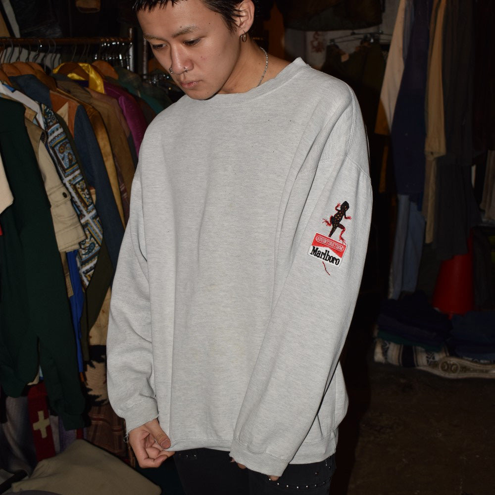 90's Marlboro Adventure Team トカゲ刺繍 スウェット 260922H