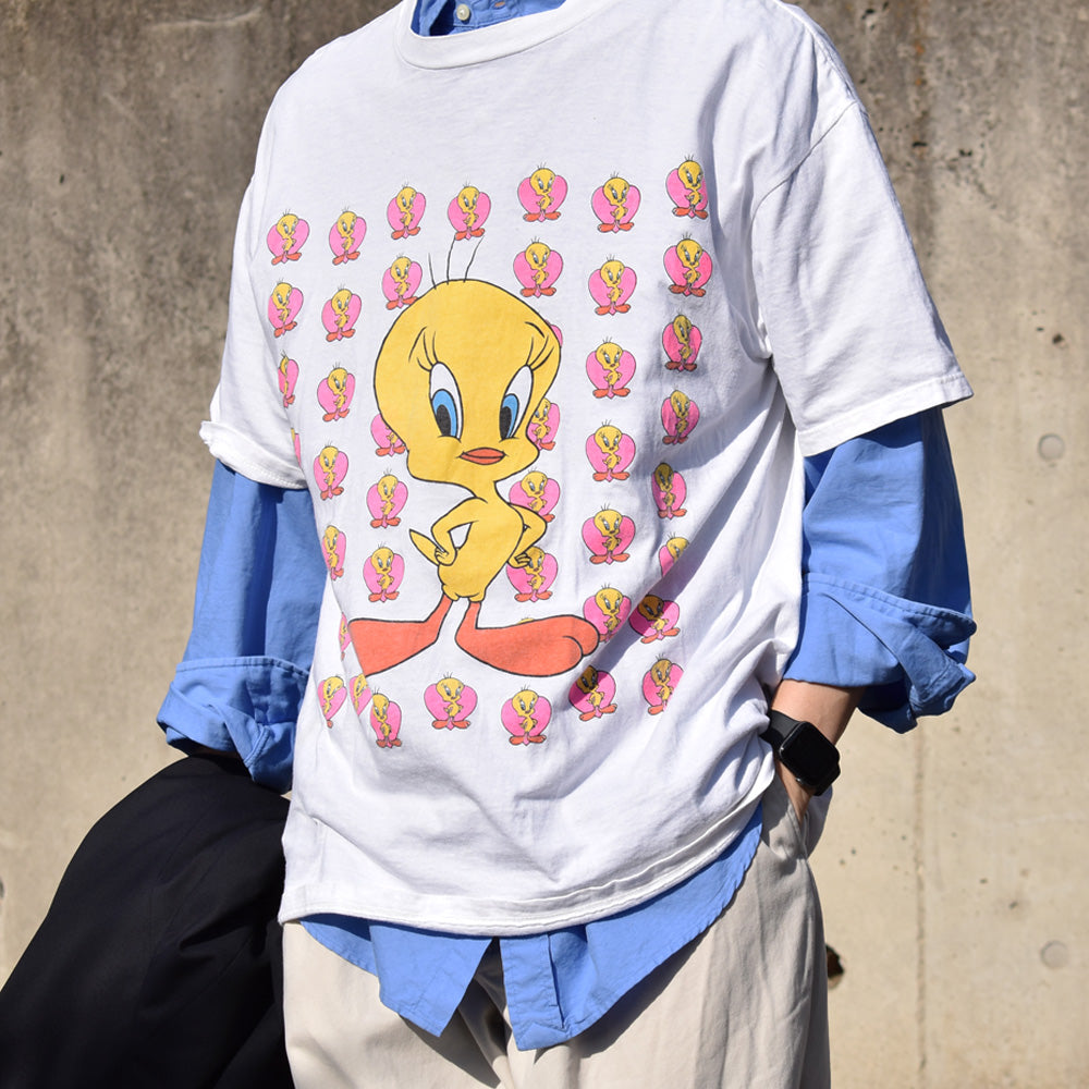 ルーニー・テューンズ トゥイーティー キャラクターTシャツ 1990年〜 ヴィンテージ