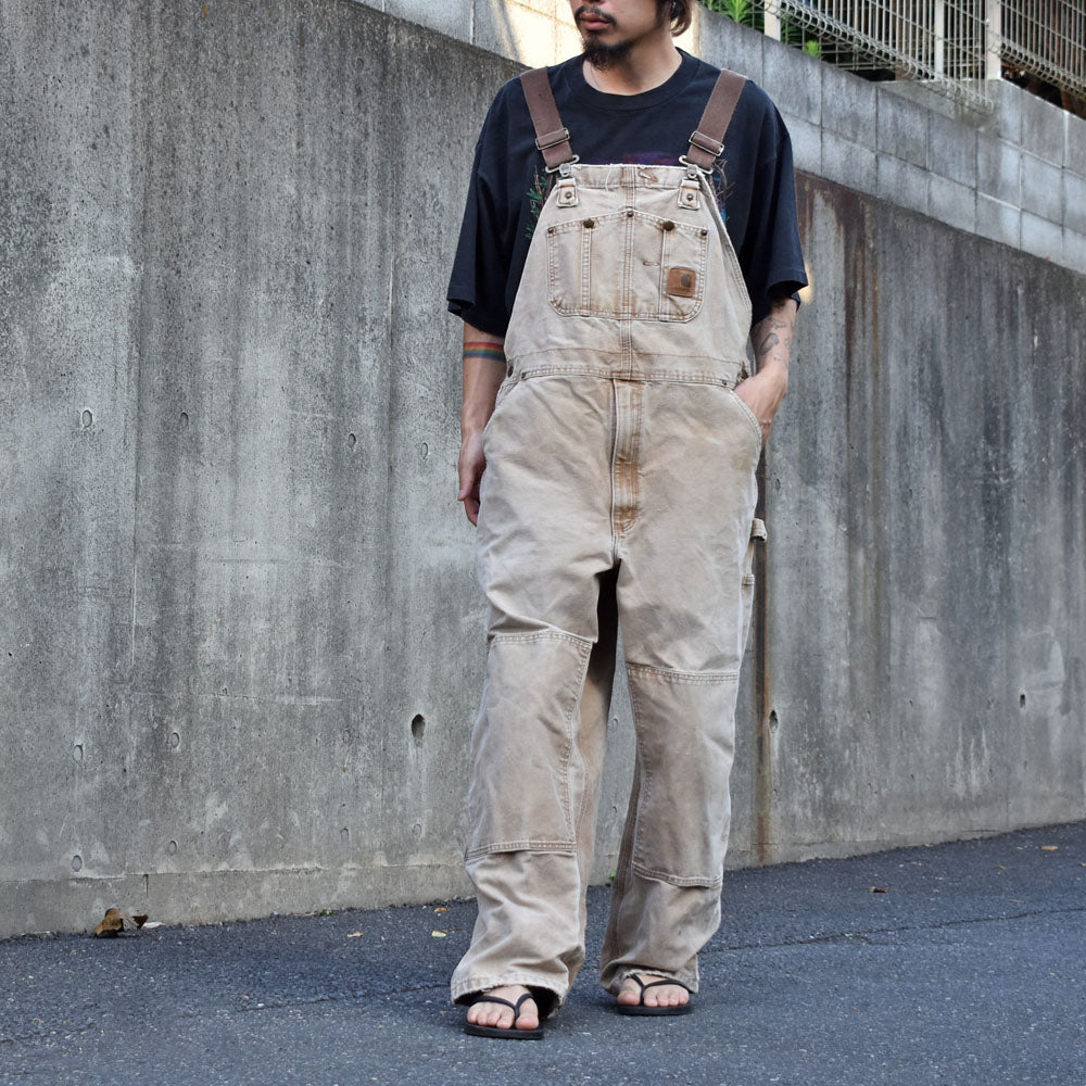 Y2K Carhartt/カーハート ダブルニー! ブラウンダック オーバーオール 230723 Y2K Carhartt/カーハート ダブルニー! ブラウンダック オーバーオール 230723