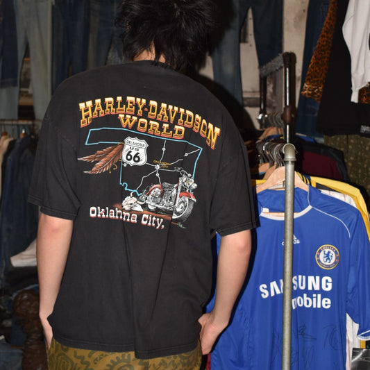 90's Harley-Davidson "FATHEAD Twin Cam 88" ハーレーTシャツ 260630H