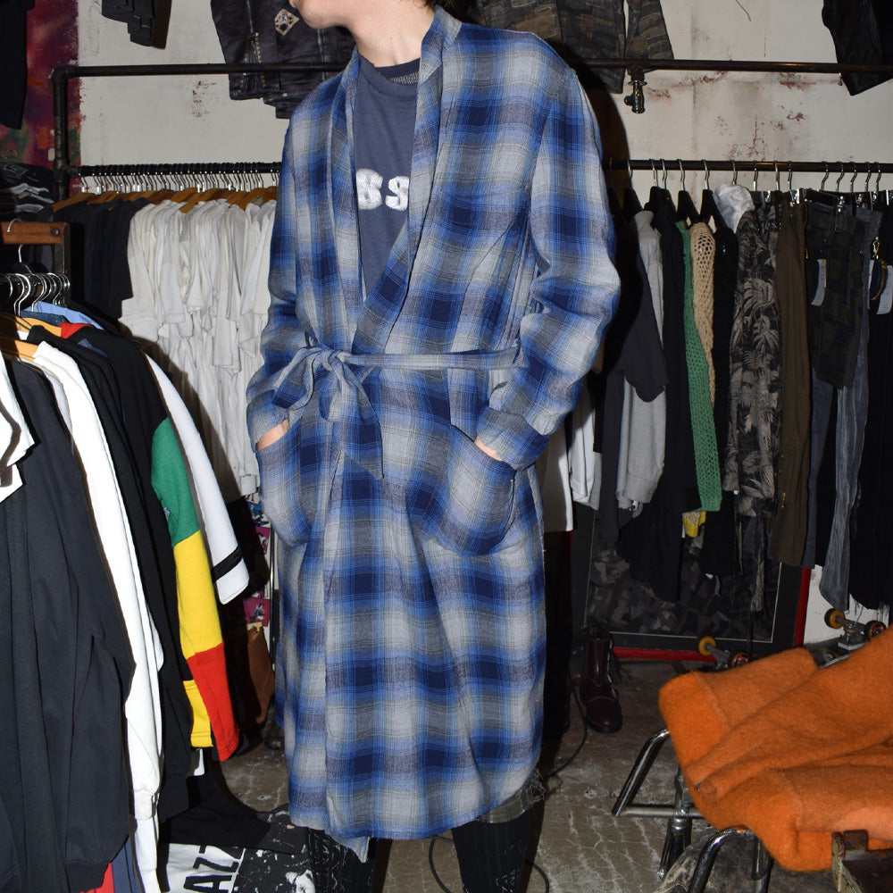 60’s オンブレチェック レーヨンガウン 251107H