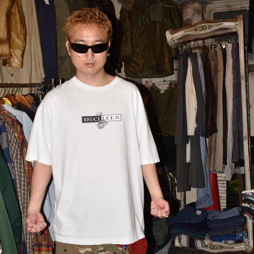 Y2K BRUCE LEE "陰陽" ムービーTシャツ 260630H