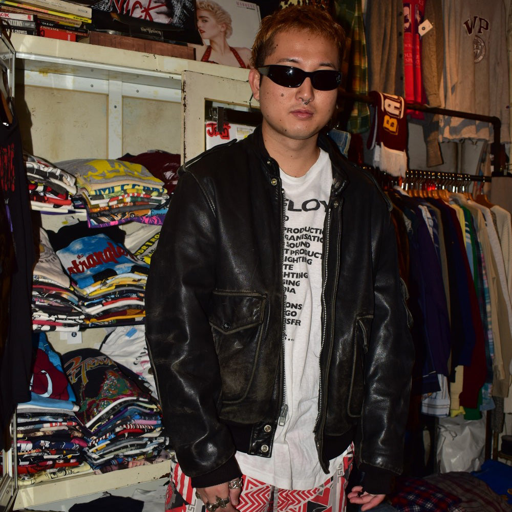 80’s Hein Gericke × Harley-Davidson レザー ライダースジャケット 261027H