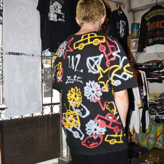 90’s U2 “Zoo TV Tour” AOP ロックTシャツ 260526H