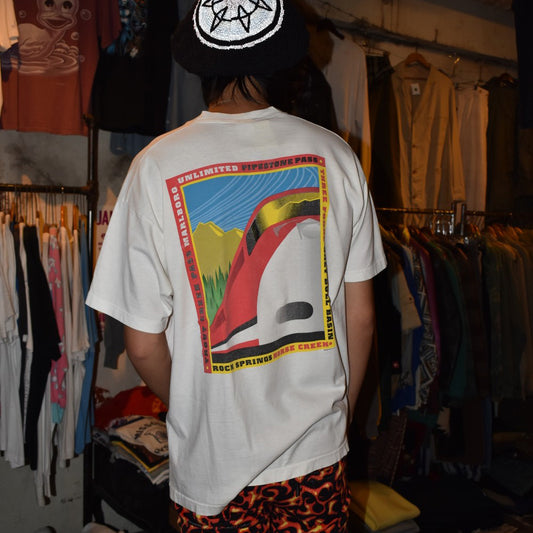 90's Marlboro Unlimited トレイン ポケットTシャツ USA製 260904H