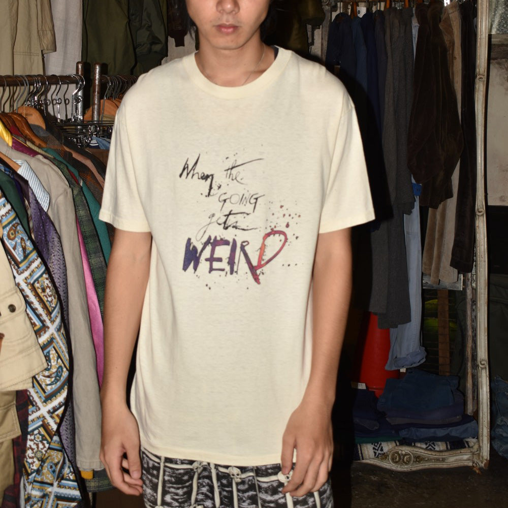 80's Hunter S. Thompson × Ralph Steadman "WHEN THE GOING GETS WEIRD" アートTシャツ 260821H