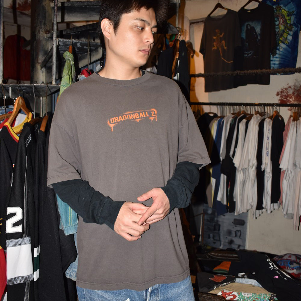 Y2K Dragonball Z "Super Saiyans" ベジータ ギークTシャツ 260630H