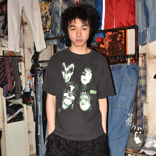 90's KISS "ALIVE/WORLDWIDE" ロックTシャツ USA製 260609H