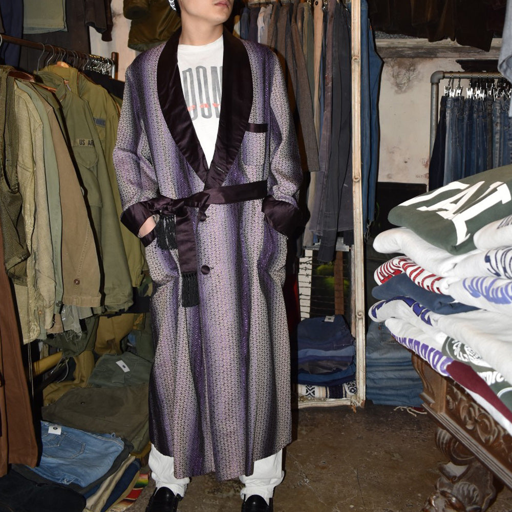 40's Skinner's Satin  Smoking Robe ガウン 260324H