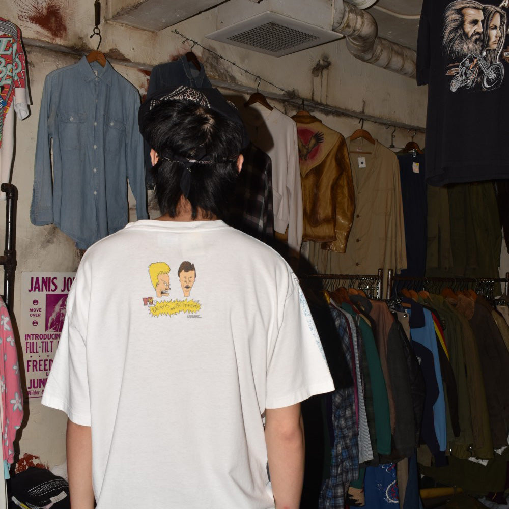90's Stanley Desantis "BEAVIS AND BUTT-HEAD" AOP アニメT 260714H