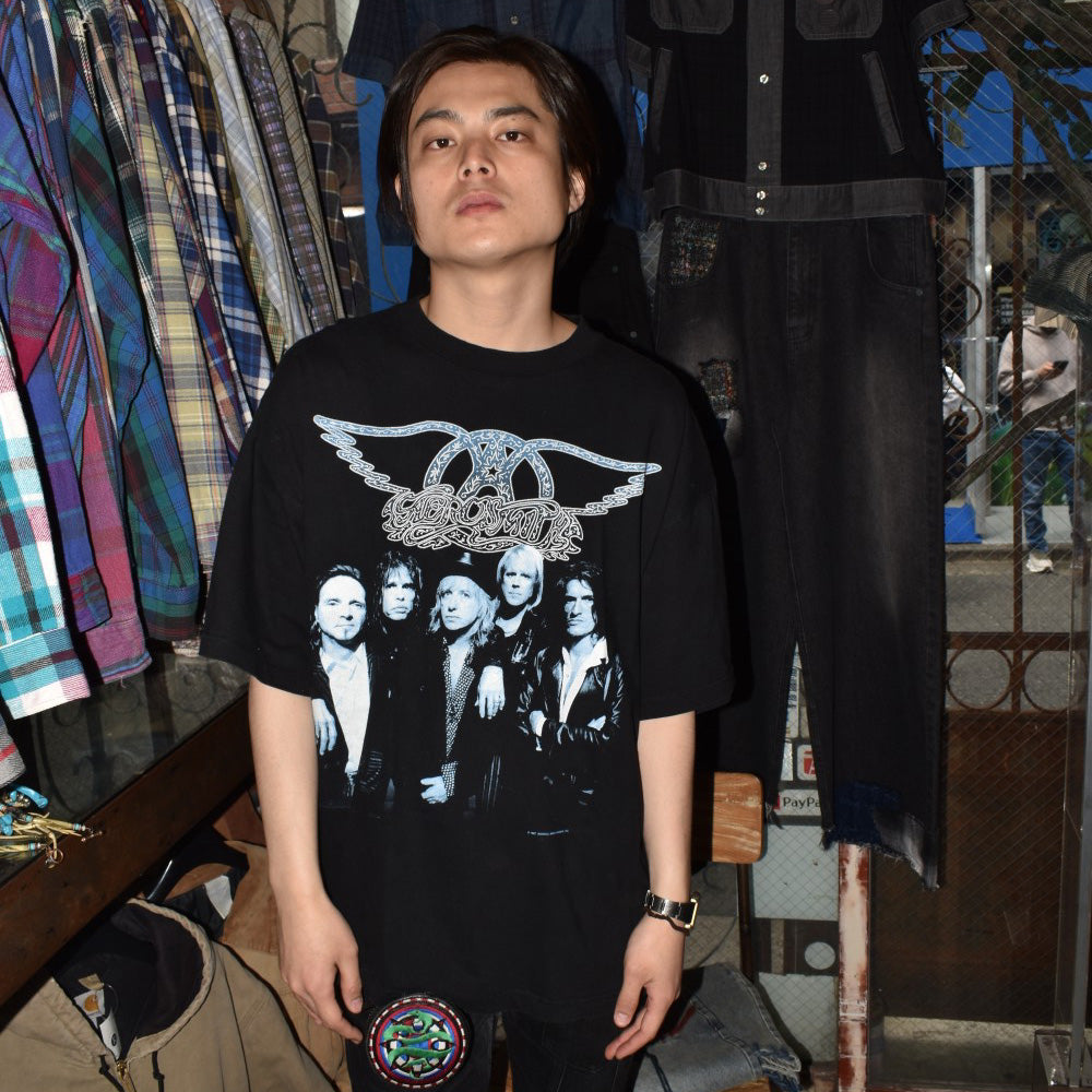 90's AEROSMITH “Nine Lives World Tour” ロックTシャツ 260414H