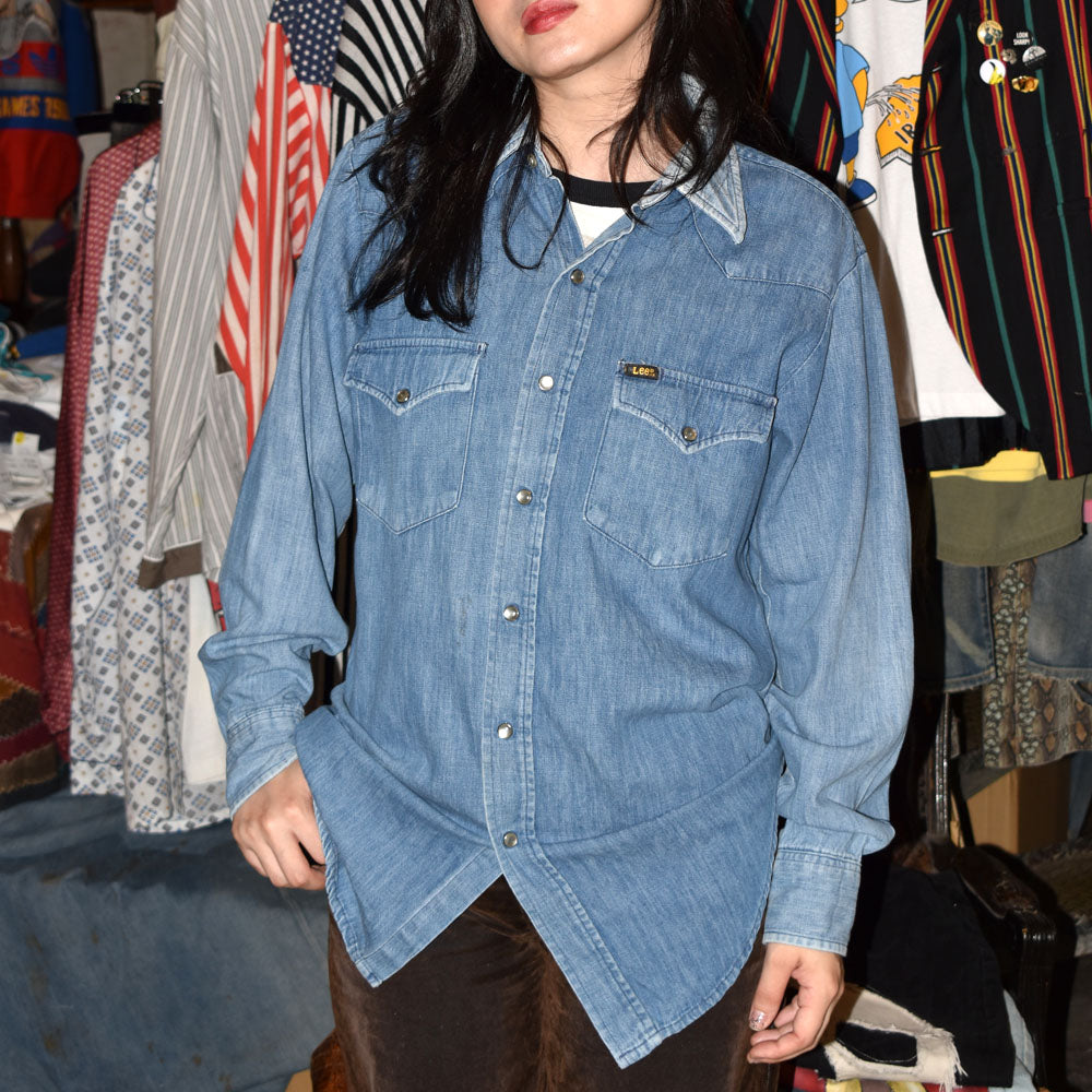 70’s Lee デニム ウェスタンシャツ 251007H